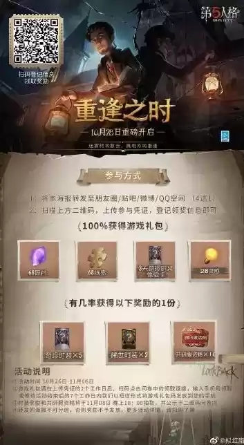 第五人格重逢之时抽奖入口是什么，第五人格重逢之时抽奖入口